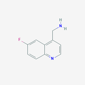 (6-Fluoroquinolin-4-yl)methanamine