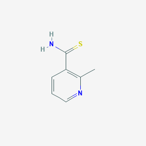 molecular formula C7H8N2S B12960168 2-Methylpyridine-3-carbothioamide 