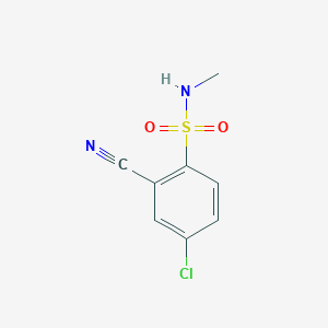 4-Chloro-2-cyano-N-methylbenzenesulfonamide