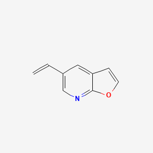 molecular formula C9H7NO B12960203 5-Vinylfuro[2,3-b]pyridine 