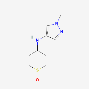 4-((1-Methyl-1H-pyrazol-4-yl)amino)tetrahydro-2H-thiopyran 1-oxide