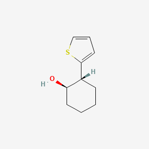 molecular formula C10H14OS B12960241 (1R,2R)-2-(Thiophen-2-yl)cyclohexanol 