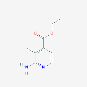 molecular formula C9H12N2O2 B12960282 Ethyl 2-amino-3-methylisonicotinate 