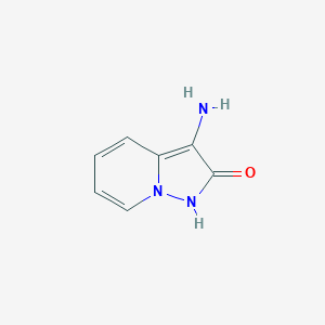 molecular formula C7H7N3O B12960311 3-Aminopyrazolo[1,5-a]pyridin-2(1H)-one 