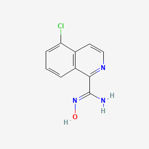 5-Chloro-N-hydroxyisoquinoline-1-carboximidamide