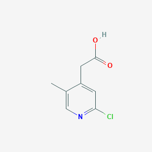 2-(2-Chloro-5-methylpyridin-4-yl)acetic acid