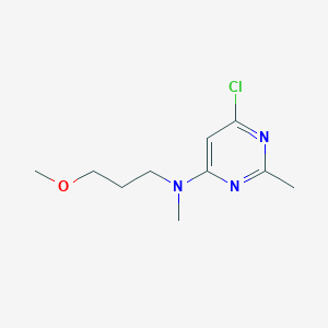 molecular formula C10H16ClN3O B12960364 6-chloro-N-(3-methoxypropyl)-N,2-dimethylpyrimidin-4-amine 