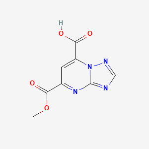 5-(Methoxycarbonyl)-[1,2,4]triazolo[1,5-a]pyrimidine-7-carboxylic acid