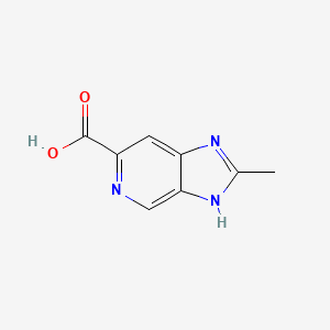 molecular formula C8H7N3O2 B12960385 2-methyl-3H-imidazo[4,5-c]pyridine-6-carboxylic acid 