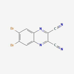 6,7-Dibromoquinoxaline-2,3-dicarbonitrile