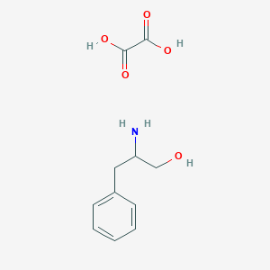 molecular formula C11H15NO5 B12960468 2-Amino-3-phenylpropan-1-ol oxalate 