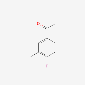 molecular formula C9H9FO B1296049 1-(4-氟-3-甲基苯基)乙酮 CAS No. 369-32-4