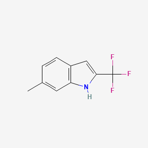 1H-Indole, 6-methyl-2-(trifluoromethyl)-