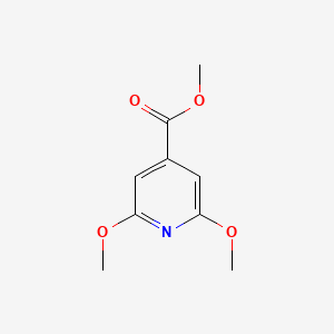 molecular formula C9H11NO4 B1296052 Methyl 2,6-dimethoxyisonicotinate CAS No. 52606-00-5