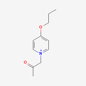 molecular formula C11H16NO2+ B12960533 1-(2-Oxopropyl)-4-propoxypyridin-1-ium 