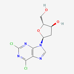 (2R,3S,5S)-5-(2,6-Dichloro-9H-purin-9-yl)-2-(hydroxymethyl)tetrahydrofuran-3-ol