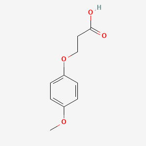 molecular formula C10H12O4 B1296055 3-(4-甲氧基苯氧基)丙酸 CAS No. 20811-60-3