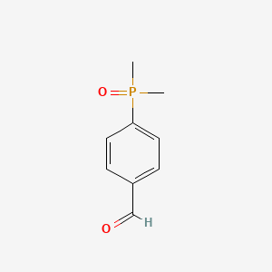 molecular formula C9H11O2P B12960646 4-(Dimethylphosphoryl)benzaldehyde 