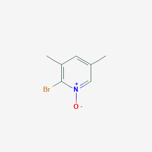 molecular formula C7H8BrNO B12960718 2-Bromo-3,5-dimethylpyridine 1-oxide 