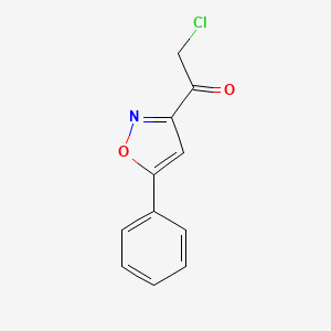 2-Chloro-1-(5-phenylisoxazol-3-yl)ethan-1-one