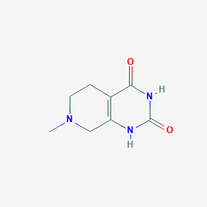 molecular formula C8H11N3O2 B12960827 7-Methyl-5,6,7,8-tetrahydropyrido[3,4-d]pyrimidine-2,4(1H,3H)-dione 