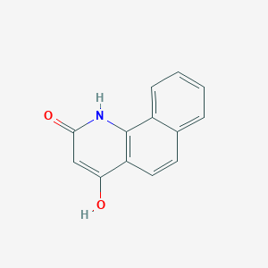 molecular formula C13H9NO2 B12960829 4-Hydroxybenzo[h]quinolin-2(1H)-one 