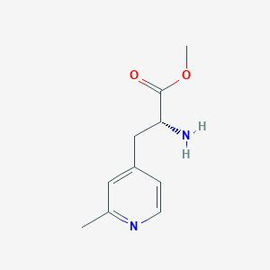 Methyl (R)-2-amino-3-(2-methylpyridin-4-yl)propanoate