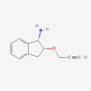 (1S,2R)-2-(prop-2-ynyloxy)-2,3-dihydro-1H-inden-1-amine