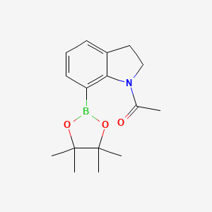 1-(7-(4,4,5,5-Tetramethyl-1,3,2-dioxaborolan-2-yl)indolin-1-yl)ethan-1-one