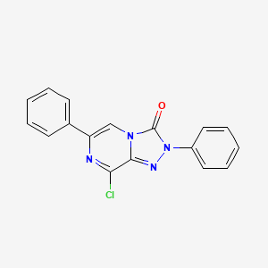 8-chloro-2,6-diphenyl-[1,2,4]triazolo[4,3-a]pyrazin-3(2H)-one