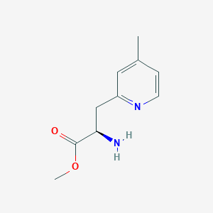 Methyl (R)-2-amino-3-(4-methylpyridin-2-yl)propanoate