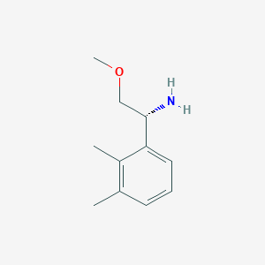 molecular formula C11H17NO B12960907 (R)-1-(2,3-Dimethylphenyl)-2-methoxyethanamine 