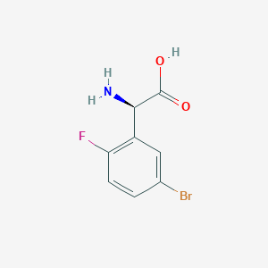 (R)-2-Amino-2-(5-bromo-2-fluorophenyl)acetic acid