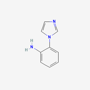 molecular formula C9H9N3 B1296094 2-(1H-咪唑-1-基)苯胺 CAS No. 26286-54-4