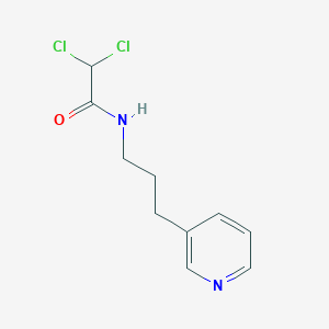 molecular formula C10H12Cl2N2O B12960940 2,2-Dichloro-N-(3-(pyridin-3-yl)propyl)acetamide 