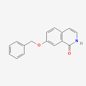 molecular formula C16H13NO2 B12960956 7-(Benzyloxy)isoquinolin-1(2H)-one 