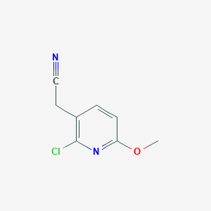 2-(2-Chloro-6-methoxypyridin-3-yl)acetonitrile