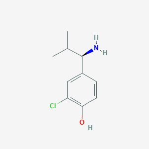 (R)-4-(1-Amino-2-methylpropyl)-2-chlorophenol