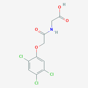 molecular formula C10H8Cl3NO4 B1296102 2-[[2-(2,4,5-Trichlorophenoxy)acetyl]amino]acetic acid CAS No. 6293-99-8