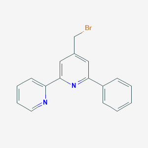 molecular formula C17H13BrN2 B12961051 4-(Bromomethyl)-6-phenyl-2,2'-bipyridine 