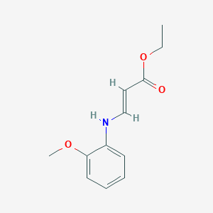 Ethyl (E)-3-((2-methoxyphenyl)amino)acrylate