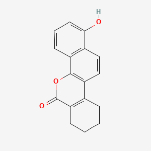 B1296109 1-Hydroxy-7,8,9,10-tetrahydro-6H-dibenzo[c,h]chromen-6-one CAS No. 5408-46-8