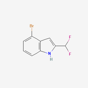 4-Bromo-2-(difluoromethyl)-1H-indole