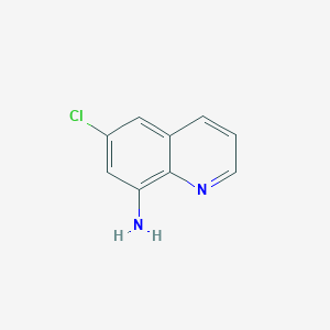 molecular formula C9H7ClN2 B129611 6-氯喹啉-8-胺 CAS No. 5470-75-7