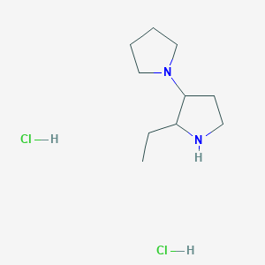 molecular formula C10H22Cl2N2 B12961106 2'-Ethyl-1,3'-bipyrrolidine dihydrochloride 