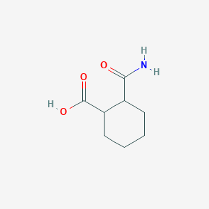 molecular formula C8H13NO3 B1296116 2-氨基甲酰基环己烷-1-羧酸 CAS No. 6294-84-4