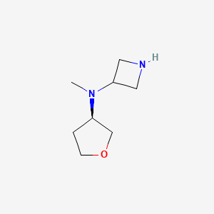 molecular formula C8H16N2O B12961160 (R)-N-Methyl-N-(tetrahydrofuran-3-yl)azetidin-3-amine 