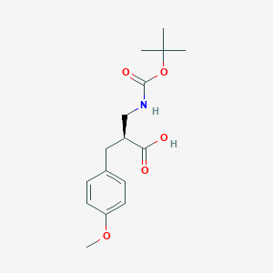 (S)-3-((tert-Butoxycarbonyl)amino)-2-(4-methoxybenzyl)propanoic acid