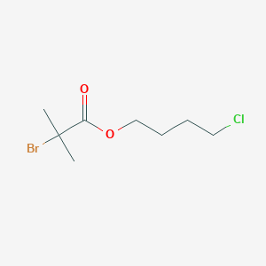 molecular formula C8H14BrClO2 B12961277 4-Chlorobutyl 2-bromo-2-methylpropanoate 