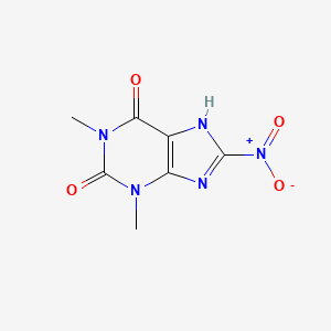 B1296129 1,3-Dimethyl-8-nitro-3,7-dihydro-1H-purine-2,6-dione CAS No. 2099-73-2